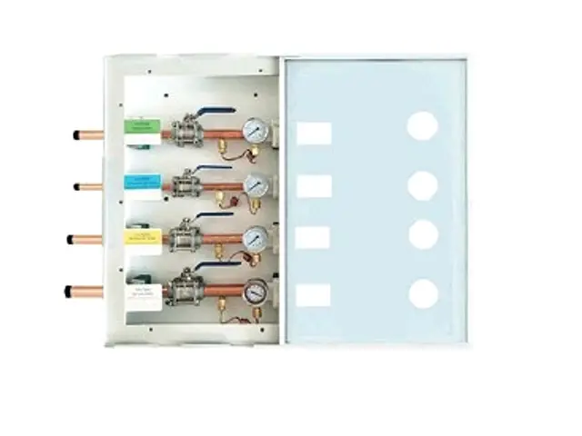 Zone valve box gas medis